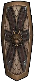 Half-Elf Tower Shield Weapon Skin